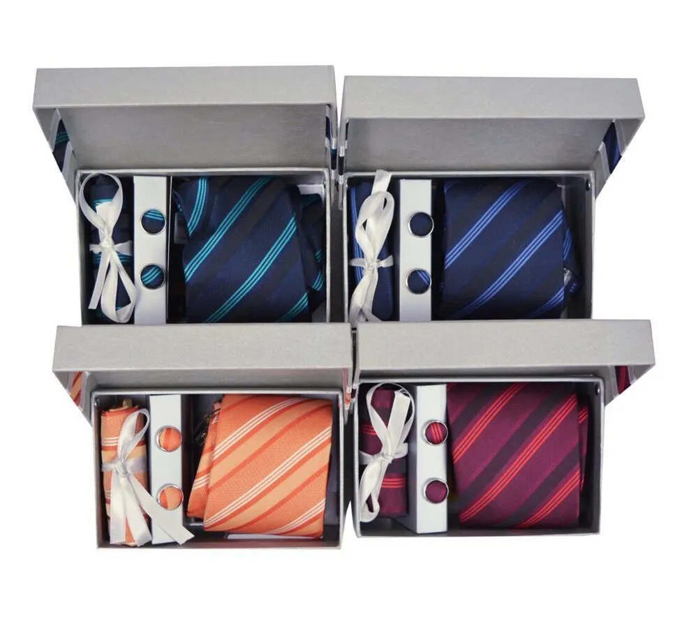 Tie with Cufflink Set