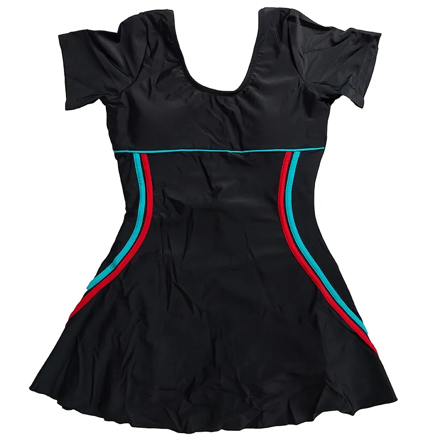 Striped Ladies Swimming Costume