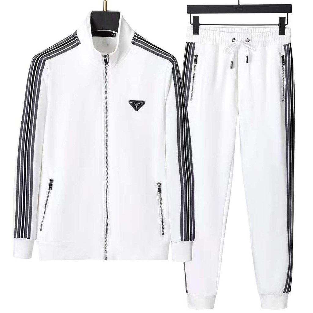 Stylish White Track Suit